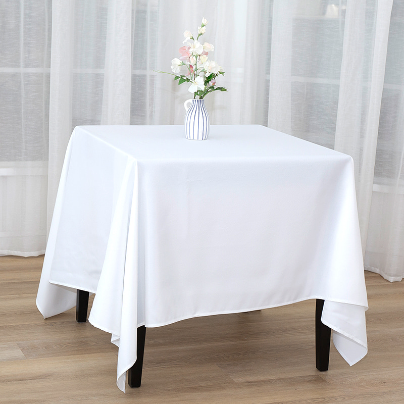 Tovaglie per banchetti per matrimoni a colore solido in poliestere