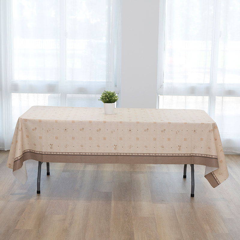 Tovaglia in PVC 54x108 '' impermeabile e a prova d'olio con motivo natalizio