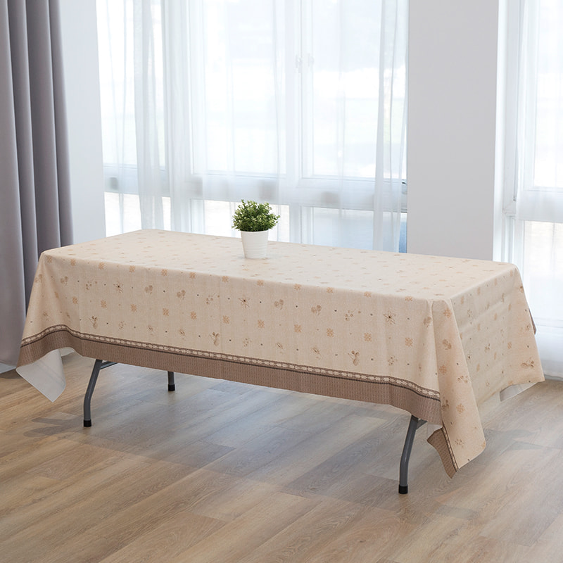 Tovaglia in PVC 54x108 '' impermeabile e a prova d'olio con motivo natalizio