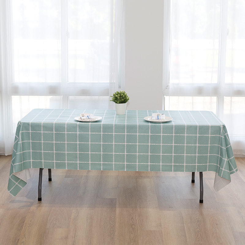 Tovaglia in PVC 54x108 '' impermeabile e a prova d'olio con motivo natalizio