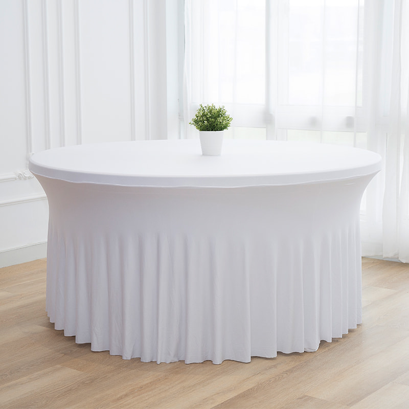 Stretch Skirt Round Table Set 5ft