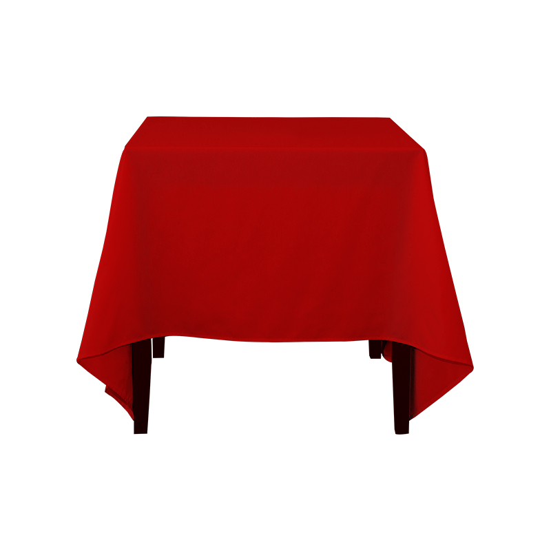 Tovaglie per banchetti per matrimoni a colore solido in poliestere da 217 gsm quadrati