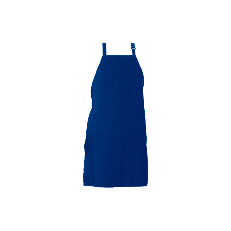 33x27 '' grembiule per filo in poliestere a colore solido con tasche e bottoni regolabili
