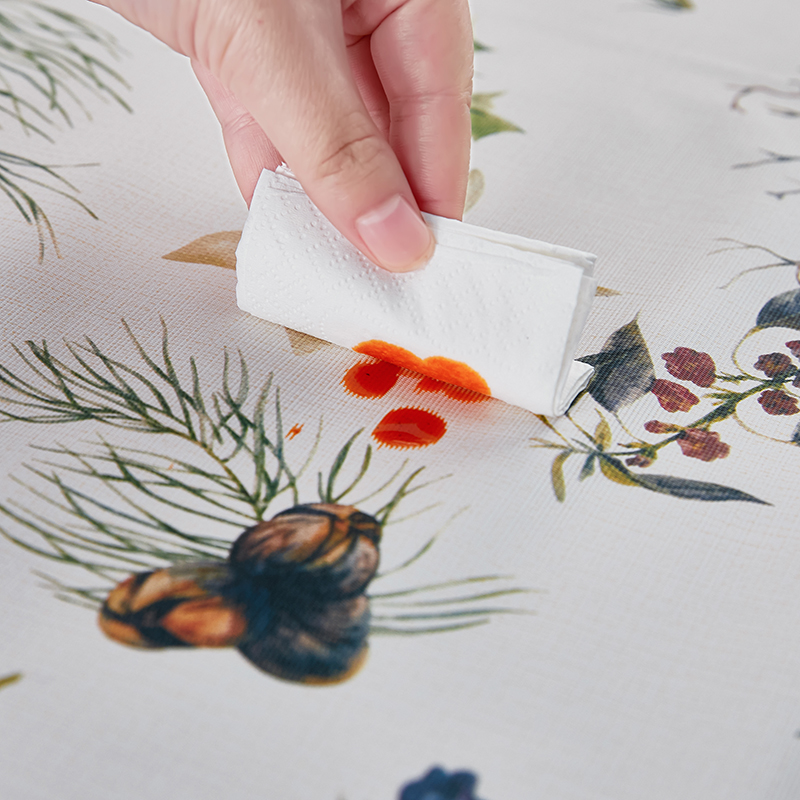 Tovaglia in PVC impermeabile e a prova d'olio per Natale